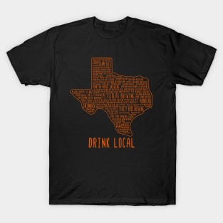 Drink Local Texas Craft Beer T-Shirt